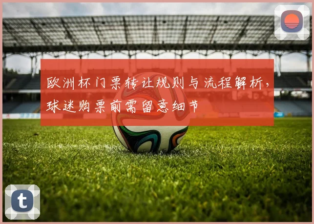 欧洲杯门票转让规则与流程解析，球迷购票前需留意细节